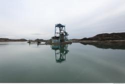 Photo Textures of Background Gravel Mining